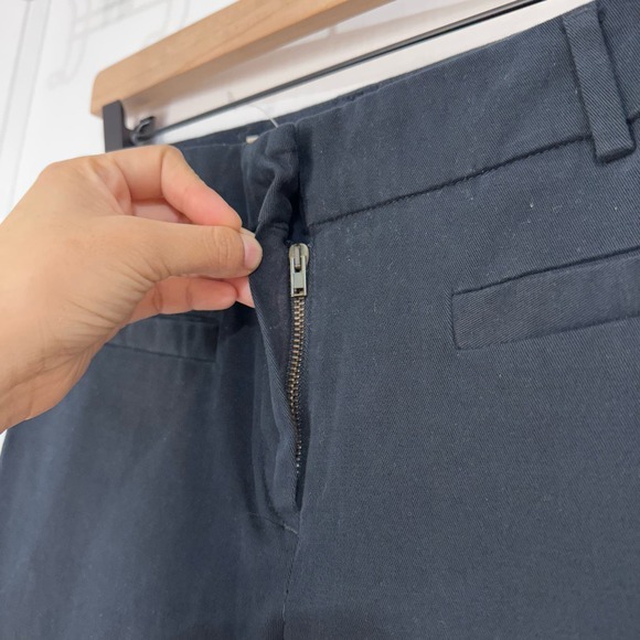 See by Chloé Paris Wide Leg Pants Size‎ 6 Navy Blue Black - Picture 8 of 16